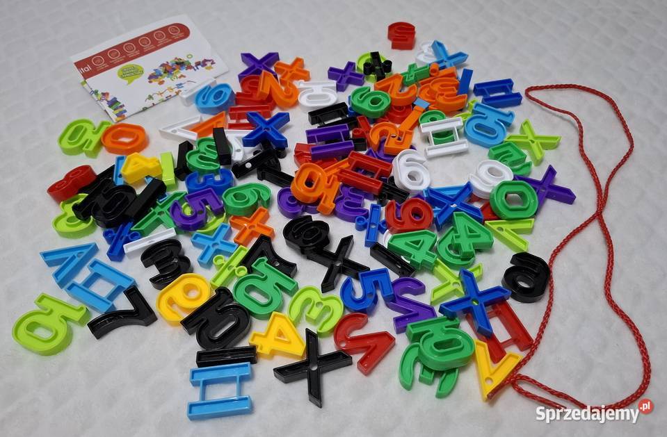 Zestaw do nawlekania działania matematyczne Edukacyjne Czeladź