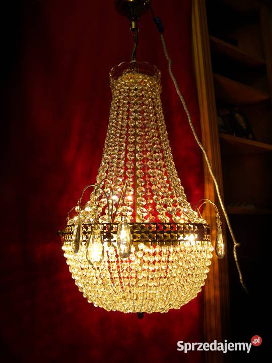 Żyrandol kryształowy Maria Theresa gruszka