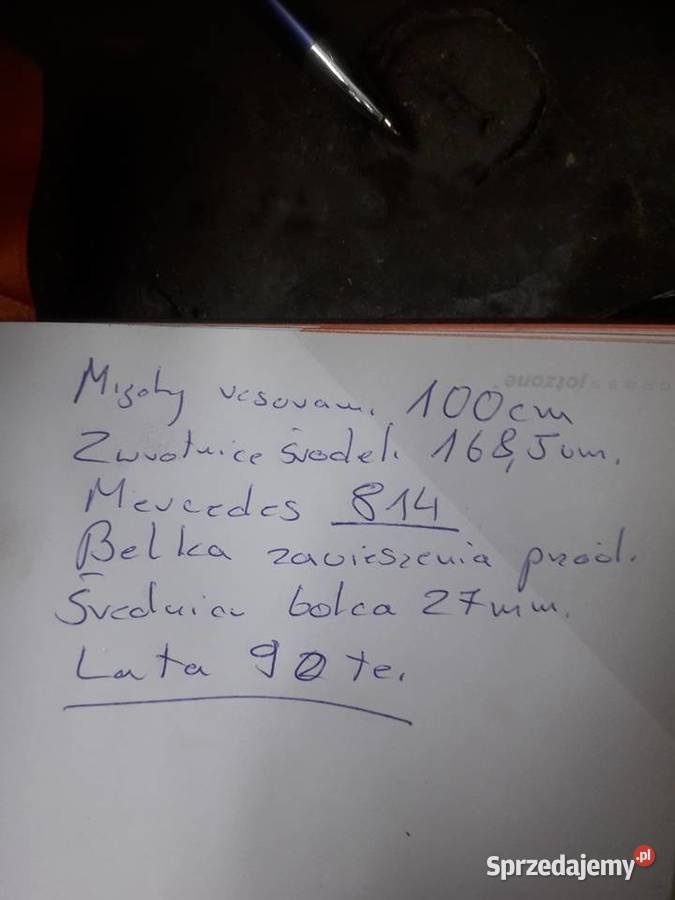 Mercedes 814 belka zawieszenia przedniego mazowieckie
