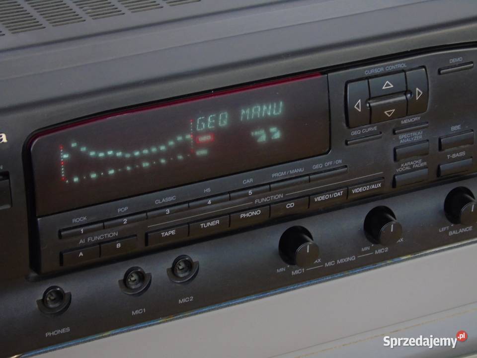 Mocny wzmacniacz Aiwa MXZ3100 z korektorem gr Wzmacniacze i pokrewne Jasło