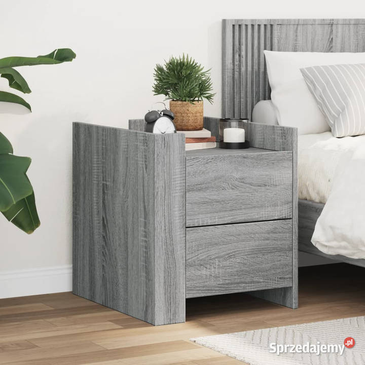 Szafka nocna szary dąb sonoma 45x50x50 WM848288 Warszawa