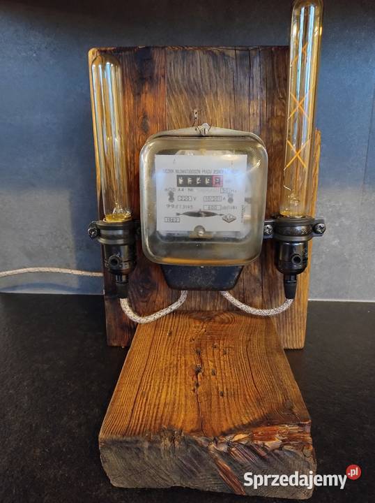 Unikatowa industrialna lampa retro vintage loft Tuszyn