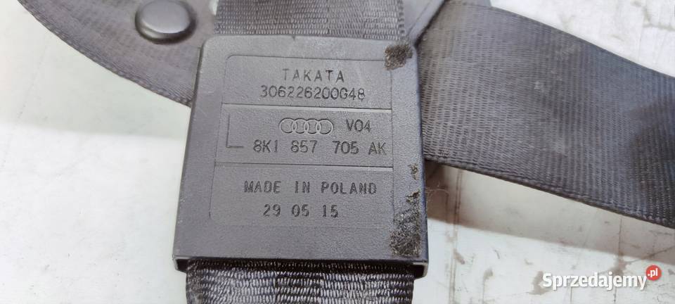 PAS BEZPIECZEŃSTW LEWY AUDI A4 B8 LIFT osobowe Przystajń sprzedam