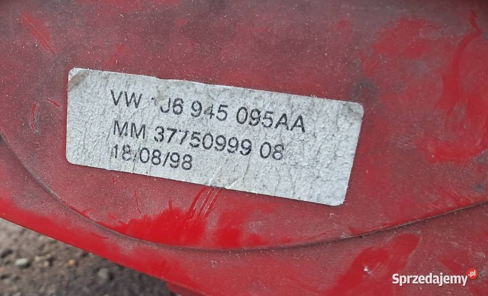 GOLF 4 LAMPA TYŁ osobowe Wrocław