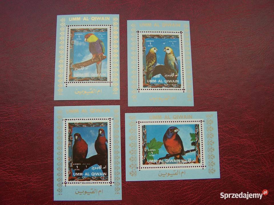 Umm Al Qiwain ZEA 1972 MNH Fauna Ptaki Papugi Tychy