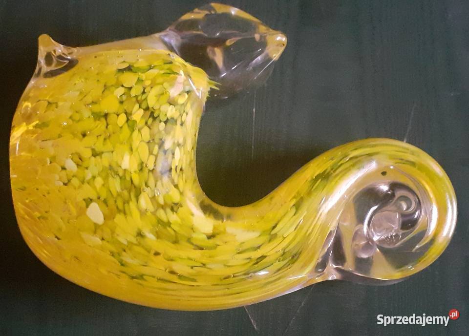 Szkło Murano mały łabedź Prusim sprzedam