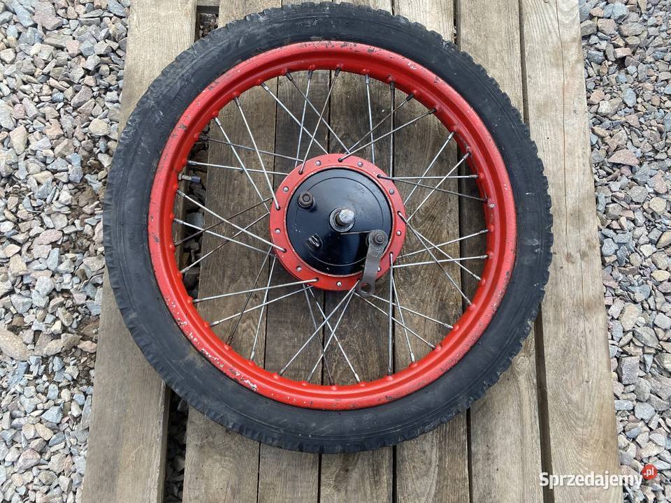 KOŁO PRZÓD PRZEDNIE WSK M06 125 175 OŚKA ŚLIMAK Części i akcesoria motocyklowe Kraków sprzedam