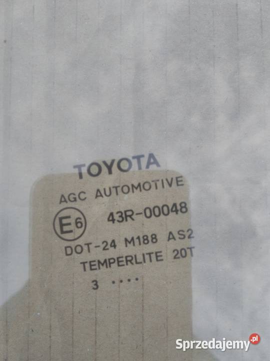 szyba drzwi TOYOTA YARIS III osobowe Chełm