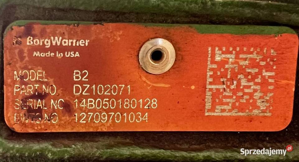 BorgWarner B2 B2UV 70J9051E01EV 084T73AI18R806N sprzedam