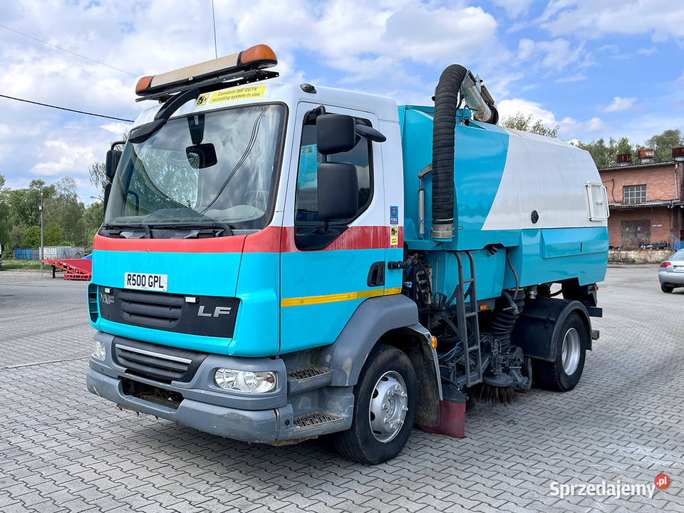 Zamiatarka drogowa DAF LF55220 zabudowa Johnston małopolskie Kęty