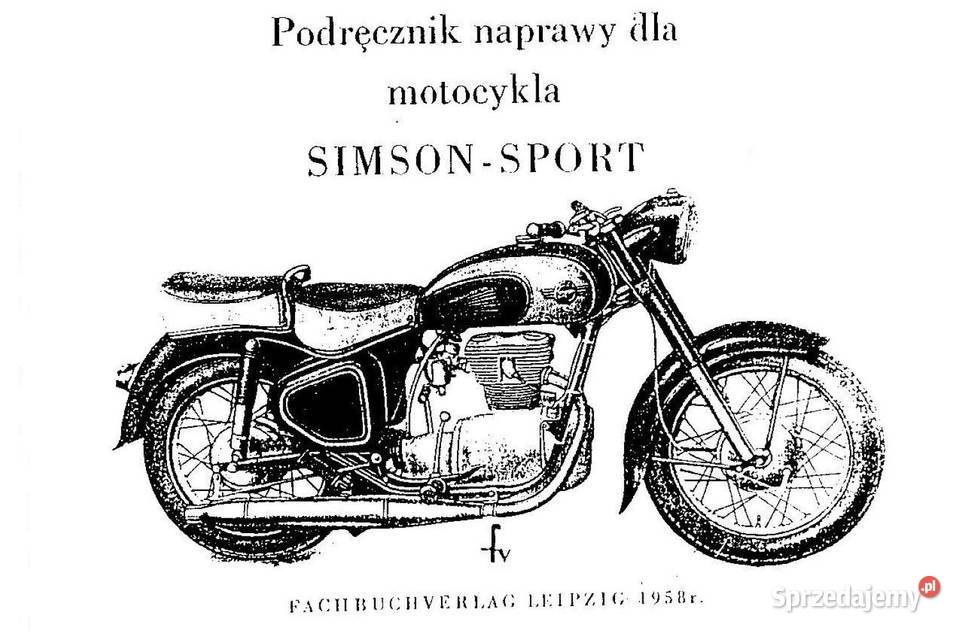 PODRĘCZNIK INSTRUKCJA NAPRAWY MOTOCYKLA SIMSON Rewal