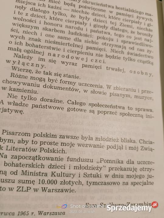 Szelburg Zarębina Nie słowa Czytelnik książki miękka Warszawa