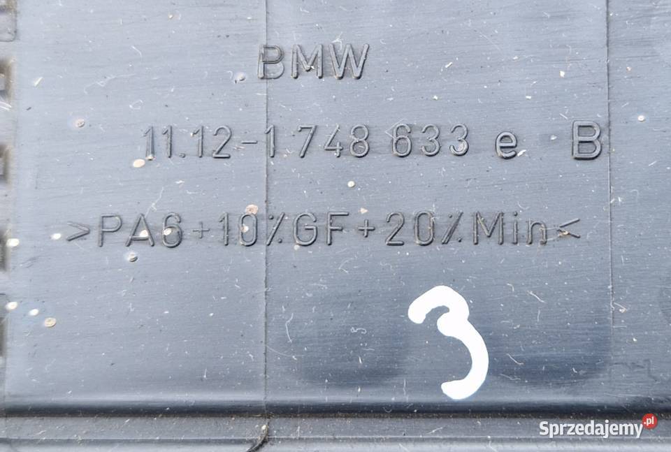 BMW E46 E39 E38 28 M54 osłona pokrywa silnika Bydgoszcz