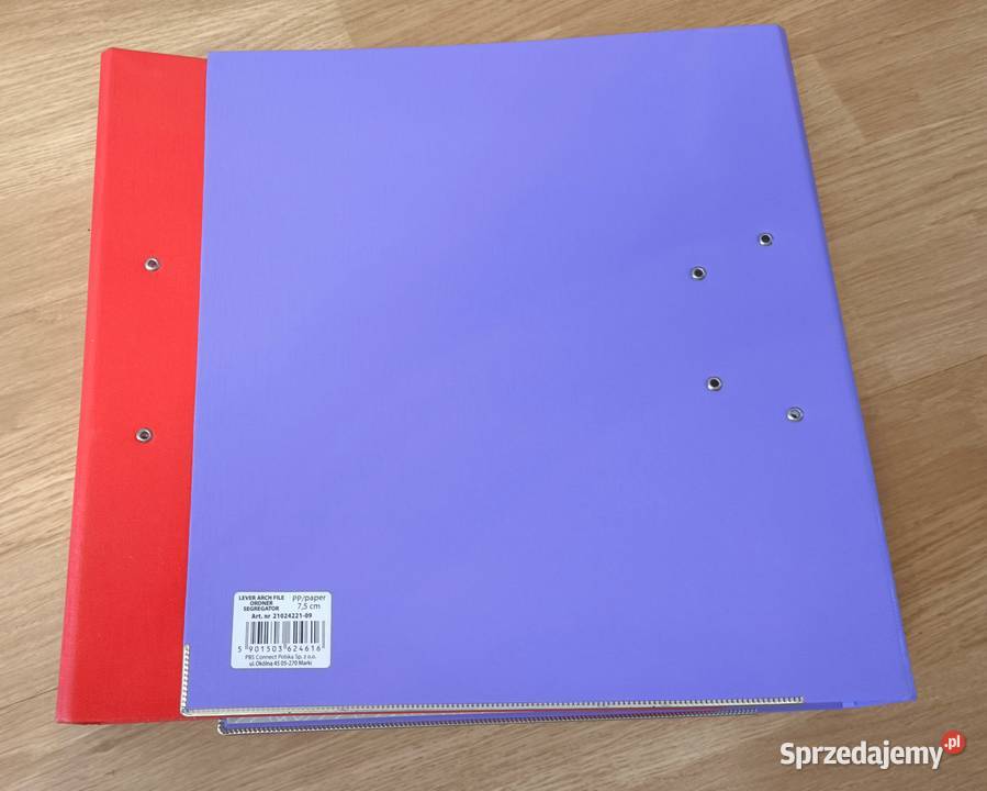 Segregatory A4 2 NOWE czerwony fioletowy biuro mazowieckie Radom