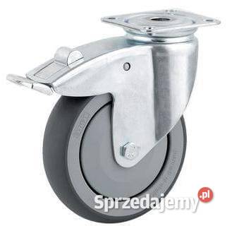 Ocynkowane koła skrętne z płytką mocującą Do maszyn uprawowych