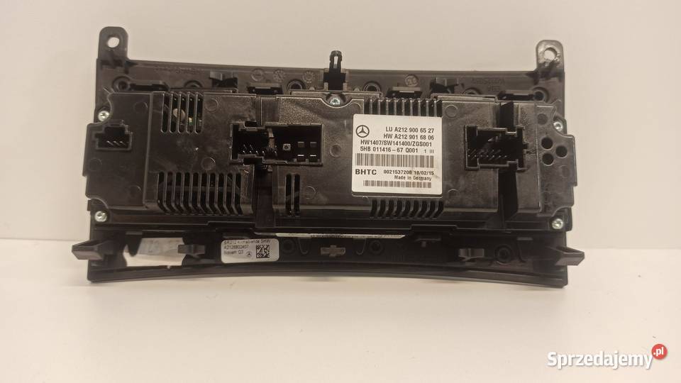 MERCEDES W212 PANEL KLIMATYZACJI A2129006527 osobowe