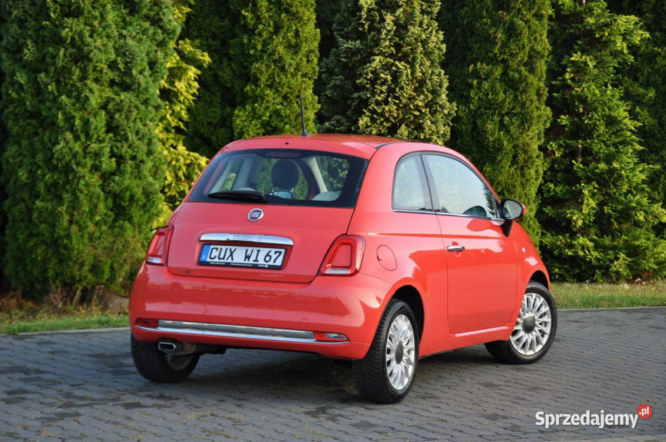 Fiat 500 12i69Liftmy CarLedPanoramaParktronikI serwisowany w ASO Ostrów Mazowiecka