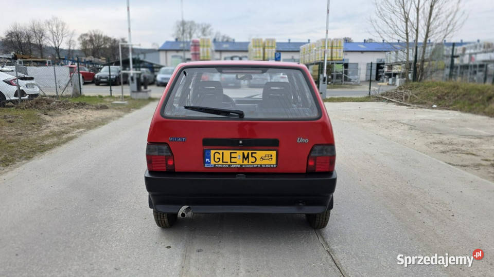 Fiat Uno salon polska 1 własciciel orginał II 23000km Samochody osobowe Lębork