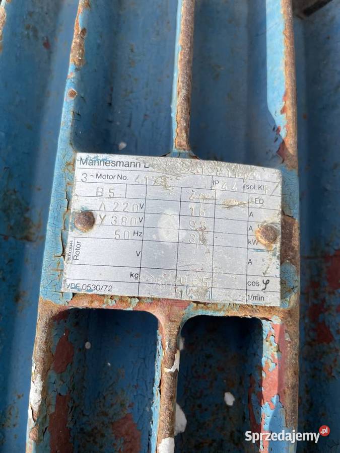 Wciągarka Mannesmann Demag 600 warmińsko-mazurskie Lidzbark Warmiński