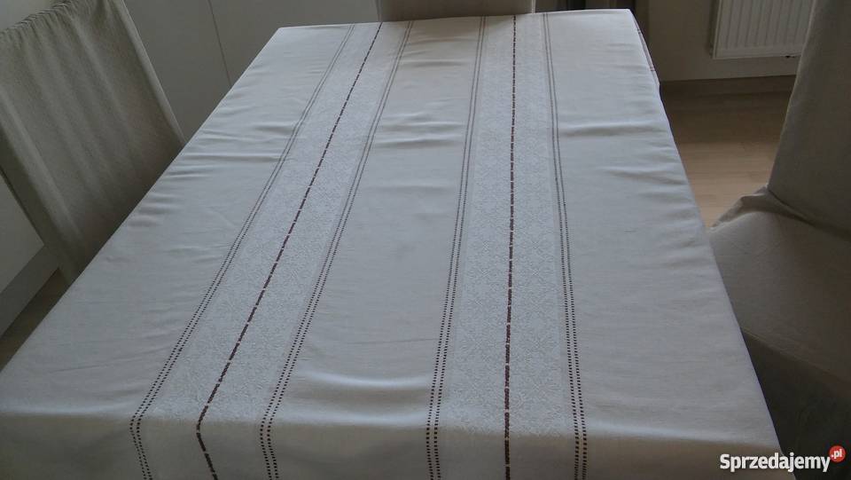 Obrus obrusy naturalna bawełna na prezent Gdańsk