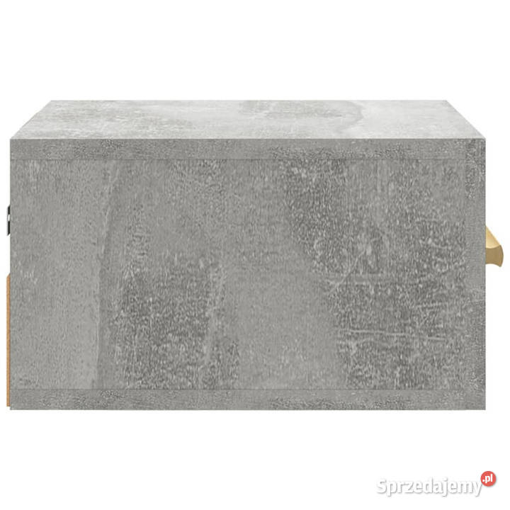 Wisząca szafka nocna szarość betonu 35x35x20 mazowieckie Warszawa