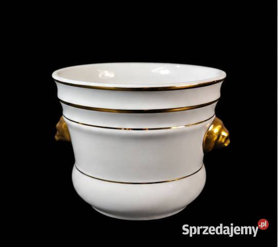 Porcelanowa Doniczka Osłonka Seltmann Weiden Doniczki i osłonki Poddębice