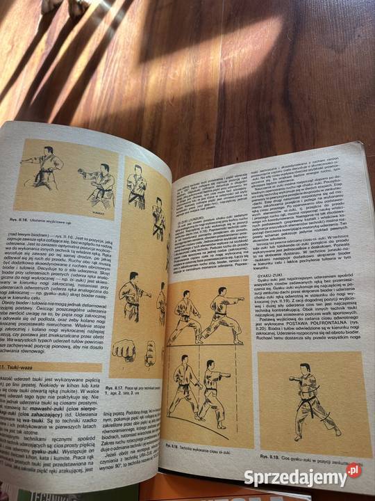 Zestaw książek sztuki walki retro karate Warszawa
