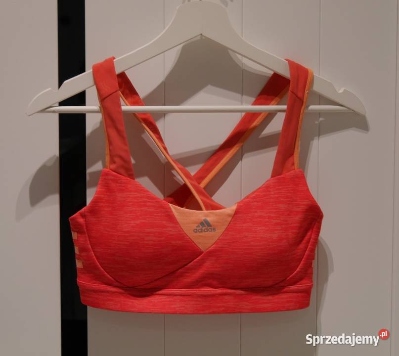 Adidas świetny sportowy top 34 XS 36 S różowy