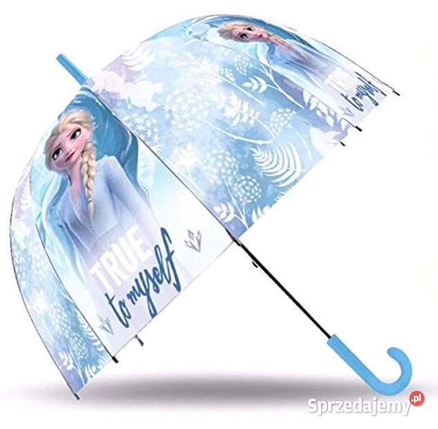 Frozen Elsa Kraina Lodu Parasol Niebieski Mogilany