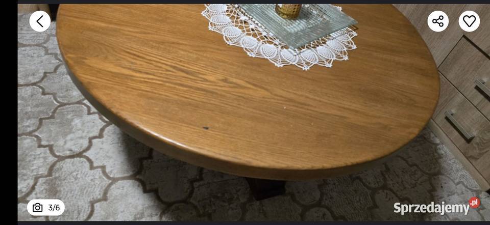 Stół dębowylite drewnociężki masywny Zamość sprzedam