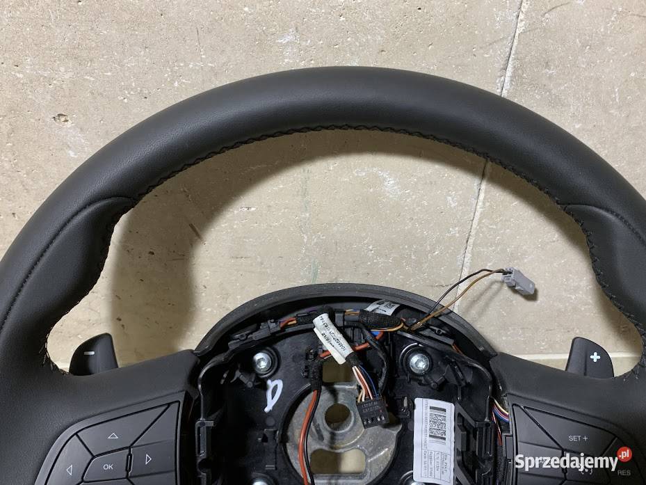 Kierownica multifunkcyjna skóra skórzana łopatk Barwałd Dolny