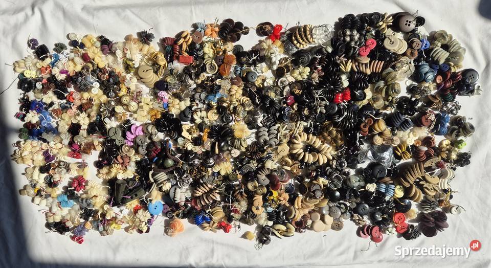 Stare guziki krawieckie PRL vintage retro Brzesko