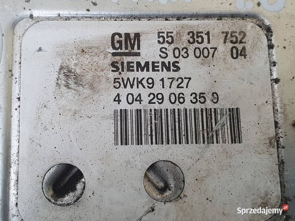 STEROWNIK SILNIKA komputer Opel Zafira A 18 16V lubelskie sprzedam