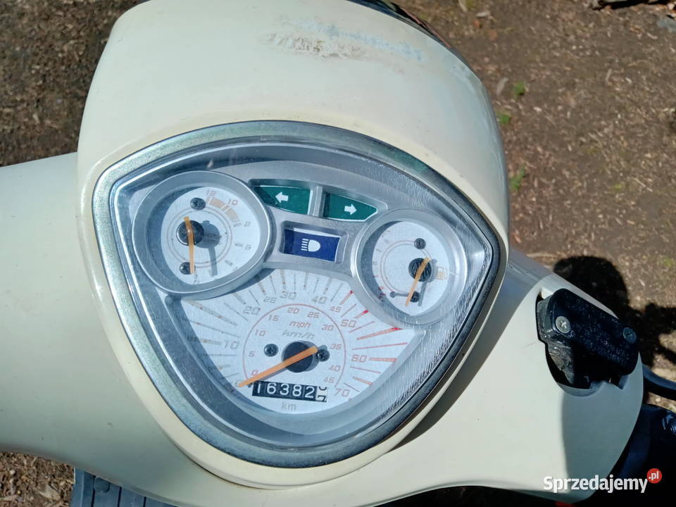 Skuter Retro 50cc 4t Oc Pt Sprawny do poprawek Chmieleń