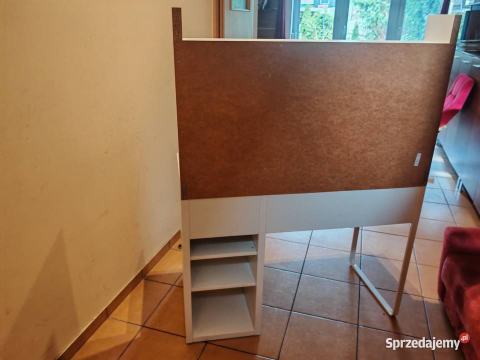 biurko IKEA MICKE białe z nadstawką zachodniopomorskie Szczecin sprzedam