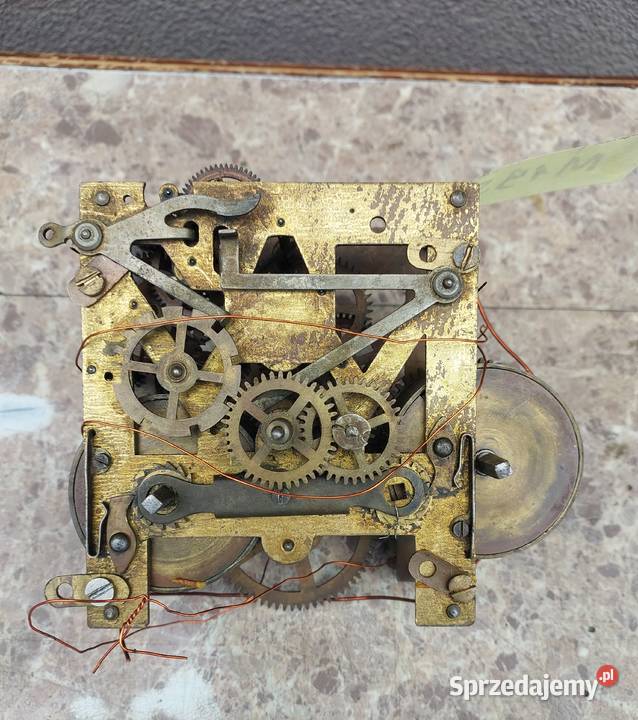 M195 Mechanizm starego zegara ściennego Mauthe
