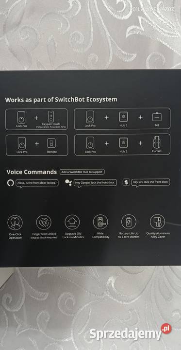 SwitchBot Pro inteligentny zamek nowy Zamość