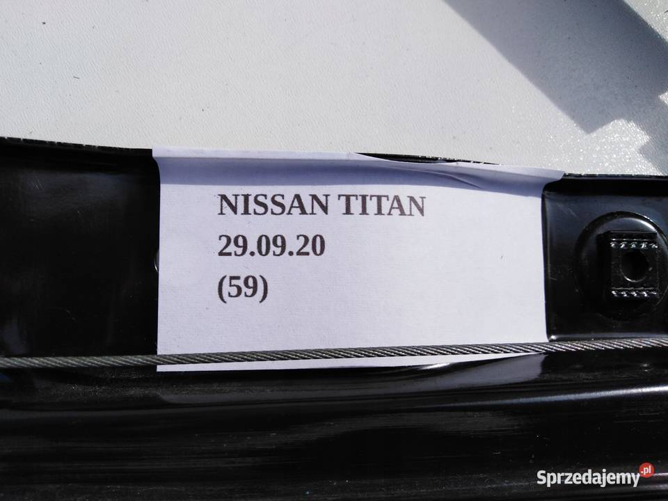 MECHANIZM OPUSZCZANIA SZYB PRAWY NISSAN TITAN Nowy Tomyśl