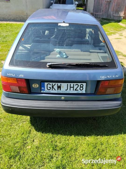 Hyundai Pony Niski przebieg Ciekawy youngtimer Ząbrowo
