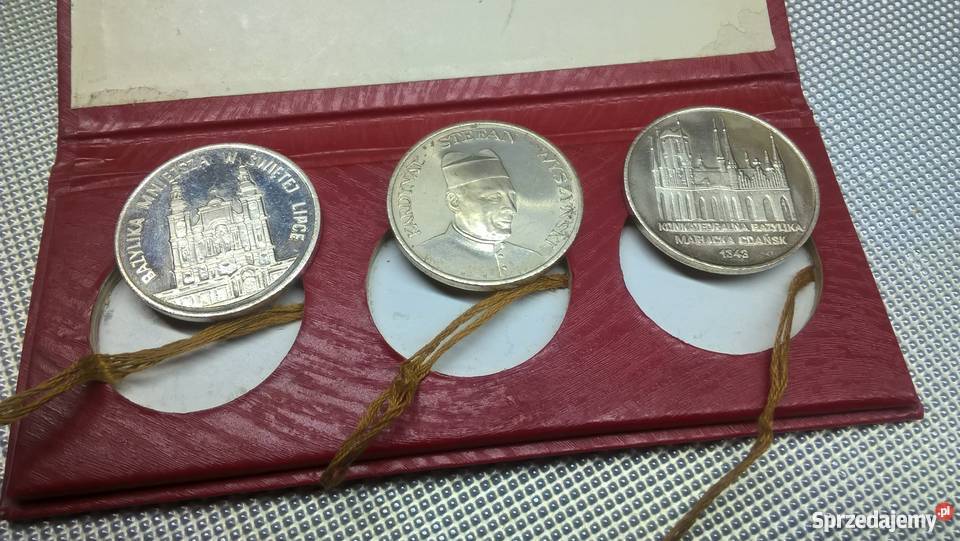 Zestaw 3 medali Sanktuaria Maryjne Warszawa