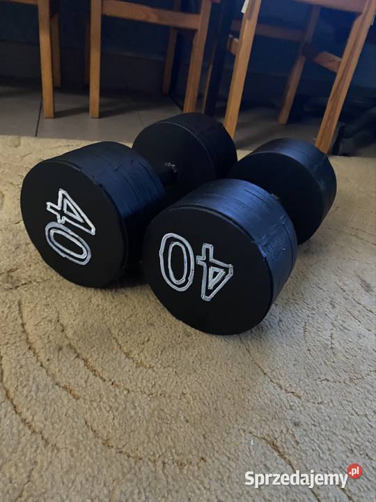 Hantle 2x 40 Siłownia i fitness małopolskie Koniusza