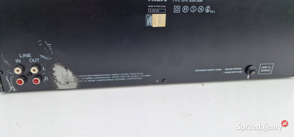 Magnetofon Philips FC650 Stereo Cassette Deck wielkopolskie Międzychód sprzedam