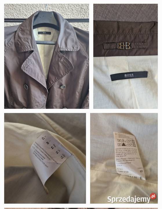 Damski płaszcz marki Boss 42 nowy klasyczny Lublin