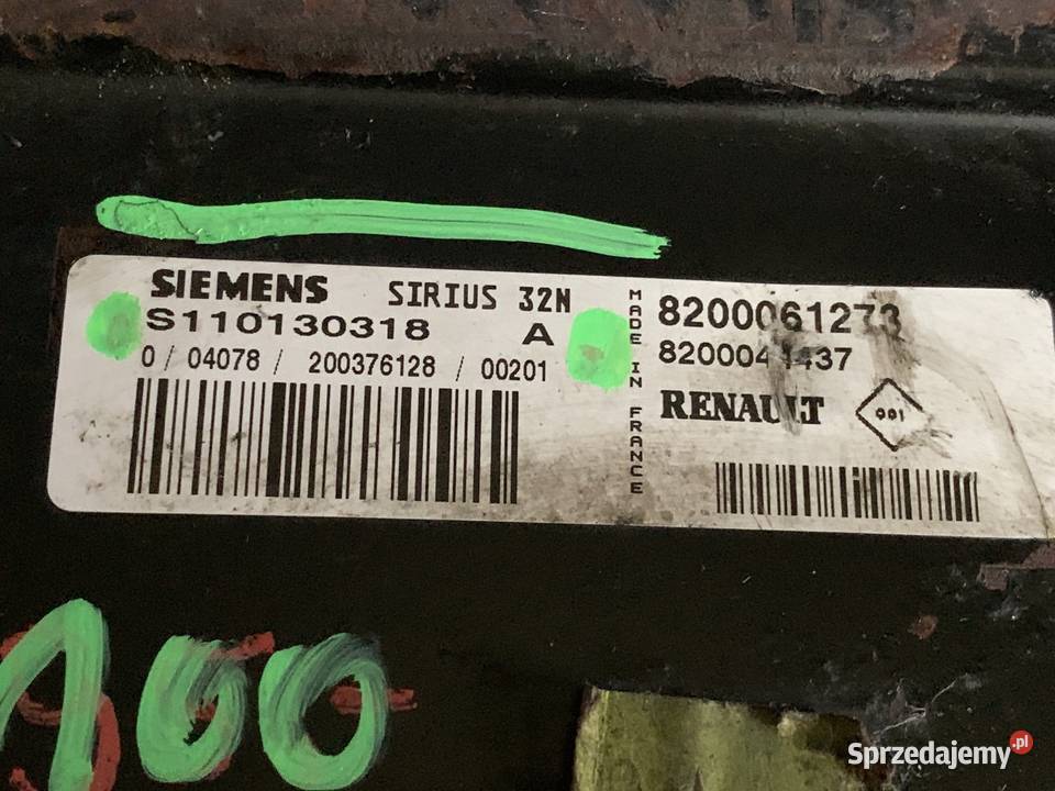 Komputer Renault Clio Sirius 32N S110130318A Margonin sprzedam