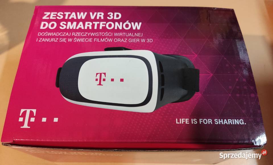 Zestaw VR 3D do Smartfonów www Lutomiersk sprzedam