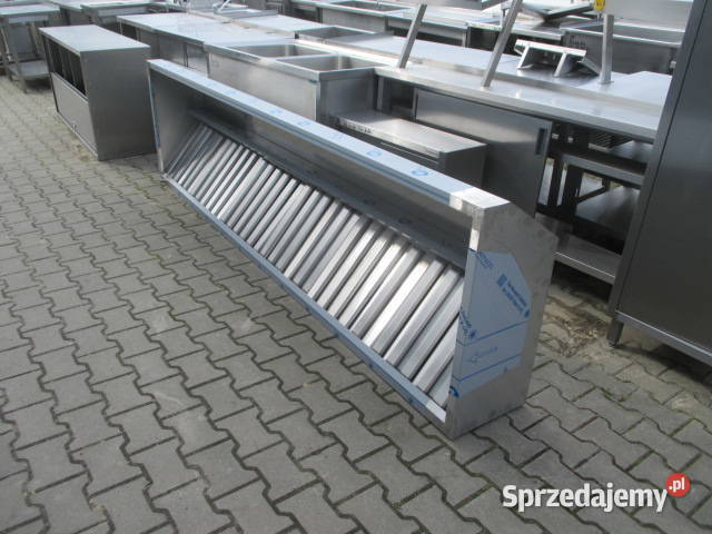 OKAP GASTRONOMICZNY TRAPEZOWY Z FILTRAMI 3008035 Ostrów Wielkopolski