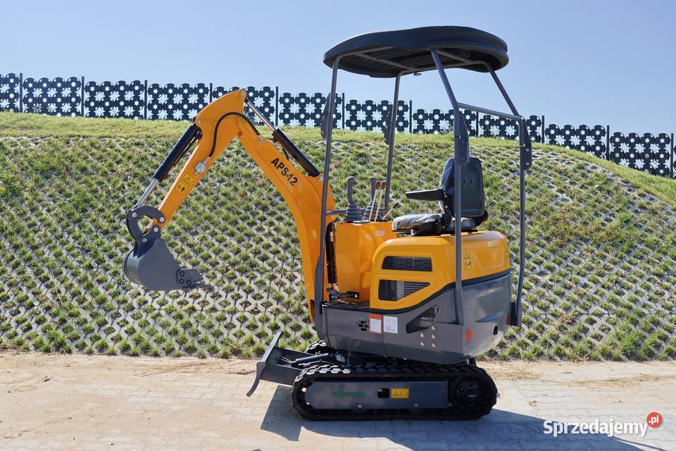 Minikoparka APS KME12 1 tona NOWA 2025 ramię Legnica sprzedam