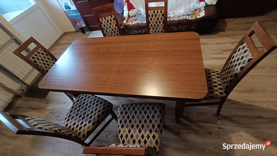 Stół +6 krzeseł