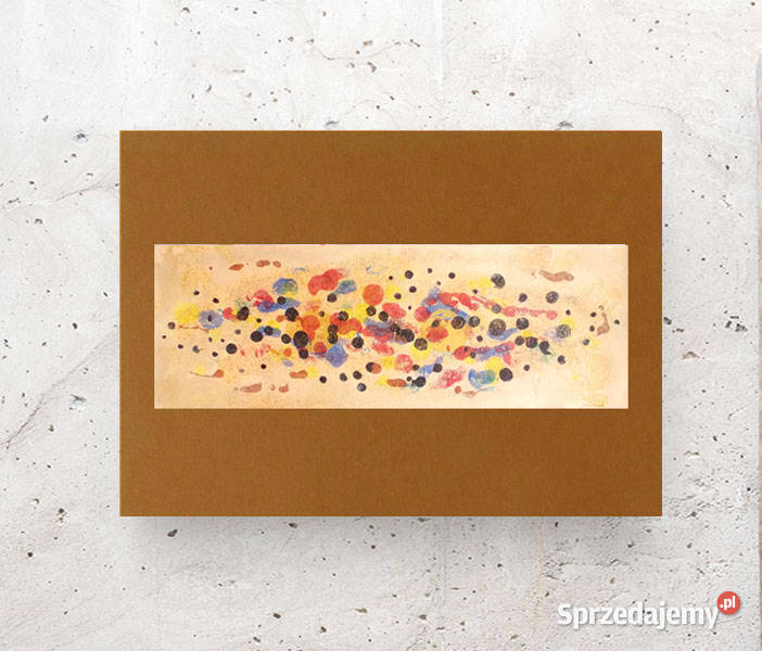 abstrakcja w ciepłych kolorach brązowa dekoracja Dekoracje i ozdoby śląskie Częstochowa