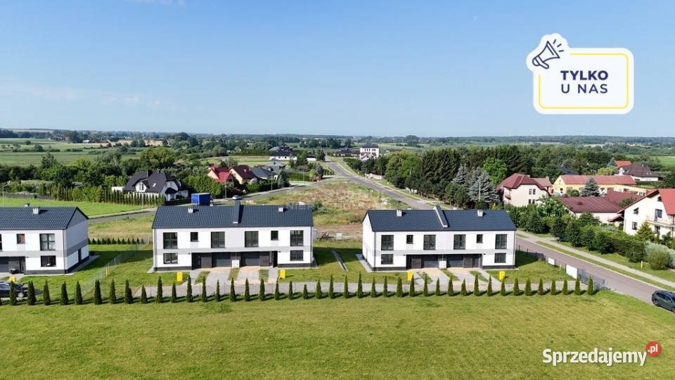 Nowa Inwestycja Nowoczesny dom z garażem utwardzona Hrubieszów